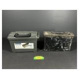 Plastic and Metal Ammo Boxes