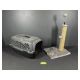 Cat Kennel and Scratch Post