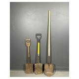 3 Shovels