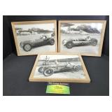 3- 1930-40 Indianapolis Speedway Drivers Photos