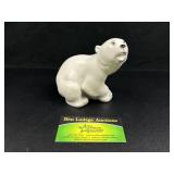 4 1/2" white polar bear Lomonosov Russia