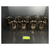 9 Glass Goblets