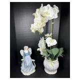 Flower and angel Decor