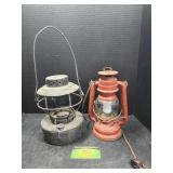 Handlan kerosene lantern and hope electric latern