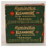 Collector Boxes of Remington .30-30 Winchester