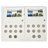 2 United States Mint Uncirculated Coin Sets