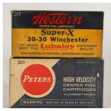 2 Collector Boxes Of .30-30 Win Ammunition