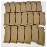 20 Pmag Desert Tan 5.56x45 Polymer Magazines