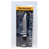 NIP Browning Alamo Bowie Knife With Nylon Sheath