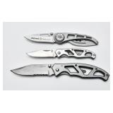 Lot of Three Gerber Folding Knives