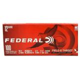 100 Rounds Of Federal 12 Ga Shotshells