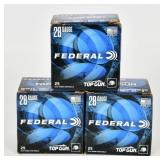 75 Rounds Of Federal Top Gun 28 Ga Shotshells