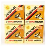 100 Rounds Of Federal 12 Gauge Shotshells