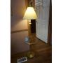Floor Lamp with glass shelf  and clock