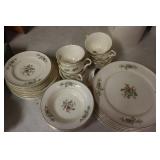 Collection of American Limoges Imperial Rose Dish