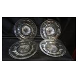 Four Hazel Atlas Bread Plates