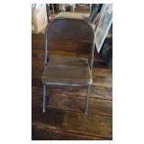 Brown Metal Folding Chairs