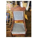 Antique Mahogany Ladies Chair