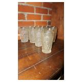 Vtg Set of 11 Water/Tea Glasses Cape Cod