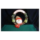 Let It Snow Snowman Wreath