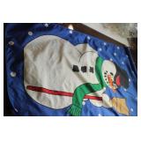 Outside Snowman Flag