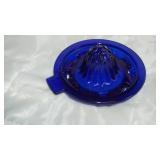 Cobalt Blue Vintage Glass Juicer