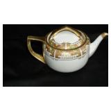 Antique Hand Painted Gold Trimmed Nippon Teapot