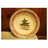 Large Christmas Serving Bowl by Gibson