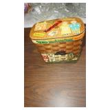 Basket Pocketbook with decoupage Missing Handle