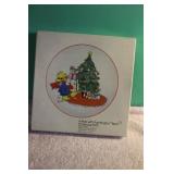 79 Christmas Paddington Bear Plate