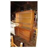 Mid Century 2 pc Hutch & Credenza