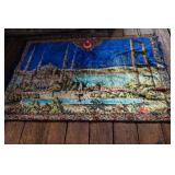 Turkish Tapestry Wall Decor Istanbul Panorama View