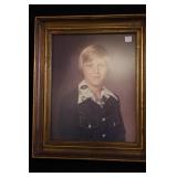 Framed Picture of a Young Boy