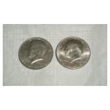 1980, 1983 Kennedy Half Dollars