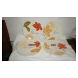 Set of 4 Better Homes and Garden Fall Plates