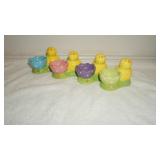 Set of  Easter Themed Egg Holders  Baby Chick