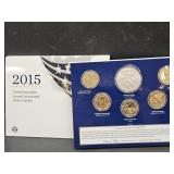 2015 US Mint UNC Dollar Coin Set