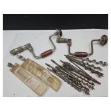 Vintage Brace n Bits & Hand Drills Tools