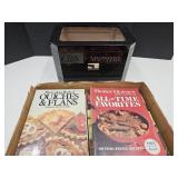Humidor & Lot of Cook Books