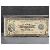 1918 Atlanta One Dollar Cutrrency Note