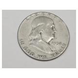 1952 Silver Franklin 1/2 Dollar Coin
