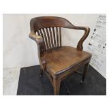 Antique Banker Chair Taylor in OH Birchwood