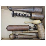 Primitive Lot of Wooden Mashers