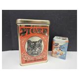 Advertising Tobacco Tin & Marbles in Tin
