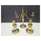 Brass &  Mason Candle Light Candle Holders 8-14"