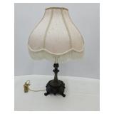 Cast Iron Base Nice Table Lamp 28" High