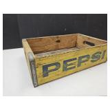 Vintage Pepsi Cola Advertising Crate