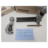 Ridgid  Flaring Tool & Tubing Cutter  SEE INFO