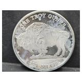 Indian Buffalo Silver Round