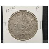 1879 Silver Morgan Dollar Coin